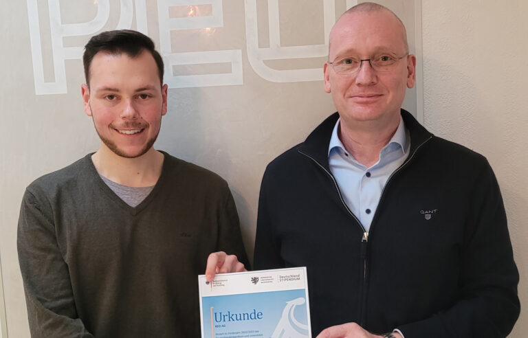 REO AG otorga una beca en el marco del programa Deutschlandstipendium